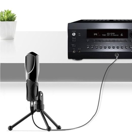 Аудиокабель микрофонный jack 6.35mm - XLR двухжильный для микшера, караоке, папа-папа, 10 метров, черный