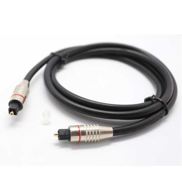 Кабель оптический (Toslink/SPDIF) PRO, усиленный, 10 метров, черный