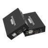 KVM-удлинитель HDMI USB по витой паре RJ45 UTP (LAN) POE до 60 метров, FullHD 1080p, комплект, черный