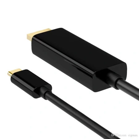 Кабель USB3.1 Type-C - HDMI, UltraHD 4K30Hz, 1,8 метра, черный