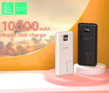 Портативное зарядное устройство VDENMENV DP38 Power bank 10000mAh, черный
