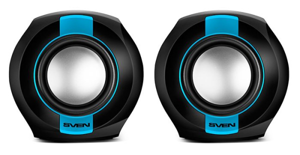 Колонки - акустическая система 2.0 SVEN 150, 5Вт, чёрный Колонки - акустическая система 2.0 SVEN 150, 5Вт, чёрный