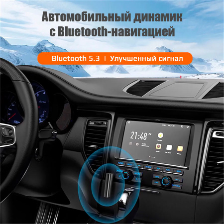 Аудио адаптер D28 приемник-передатчик (TX/RX) Bluetooth v5.3 - AUX 3.5мм, картридер TF, для дома и автомобиля, громкая связь (handsfree)