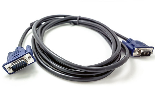Кабель VGA - VGA 3+5, папа-папа, 3 метра, черный Кабель VGA - VGA 3+5, папа-папа, 3 метра, черный