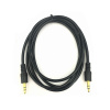 Кабель jack 3.5mm (AUX), папа-папа, 1 метр, черный
