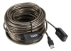 Кабель USB2.0 с усилителем, папа-мама, 15 метров