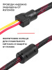 Кабель - переходник HDMI - 3x RCA (AV белый-красный-желтый), 1,5 метра, в оплетке