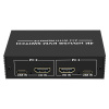Адаптер - 2-х портовый KVM-переключатель HDMI 4K USB2.0/USB-C, черный