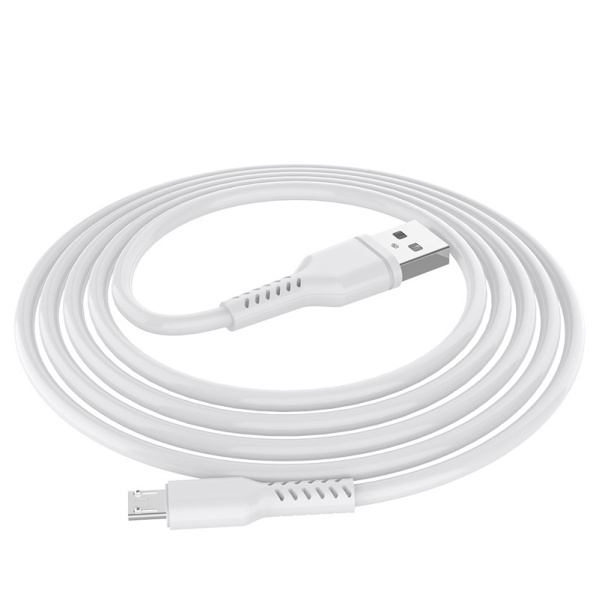 Зарядный USB дата-кабель MicroUSB для сверхбыстрой зарядки, 5A, 1 метр, белый Зарядный USB дата-кабель MicroUSB для сверхбыстрой зарядки, 5A, 1 метр, белый