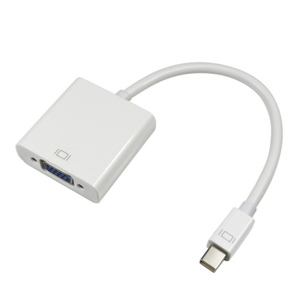 Адаптер - переходник Mini DisplayPort - VGA, белый Адаптер - переходник Mini DisplayPort - VGA, белый