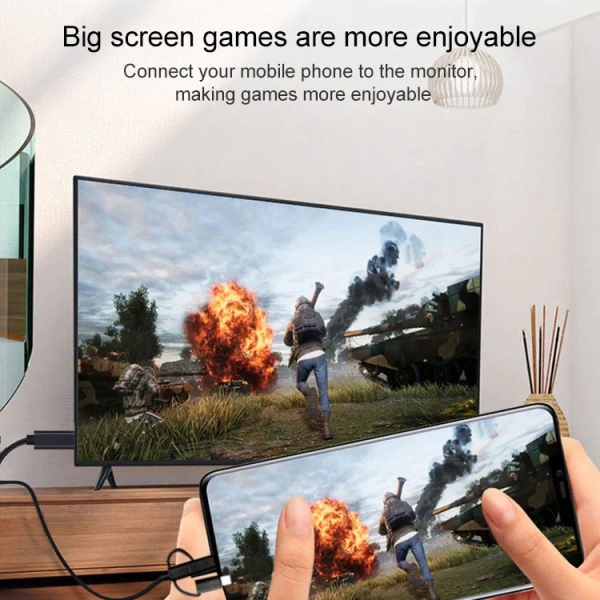 Кабель HDMI - MicroUSB - USB3.1 Type-C - Lightning для подключения смартфона к телевизору, 1,8 метра, черный Кабель HDMI - MicroUSB - USB3.1 Type-C - Lightning для подключения смартфона к телевизору, 1,8 метра, черный