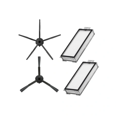 Набор аксессуаров Mini 1 для робота-пылесоса Roborock Q7 Max+, черные боковые щетки