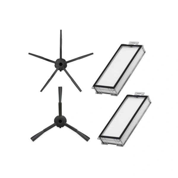 Набор аксессуаров Mini 1 для робота-пылесоса Roborock Q7 Max+, черные боковые щетки Набор аксессуаров Mini 1 для робота-пылесоса Roborock Q7 Max+, черные боковые щетки