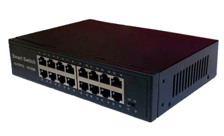 Сетевой хаб - коммутатор LAN - разветвитель RJ45 на 16 портов, 10/100 Мбит/с