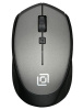 Мышь беспроводная Оклик 488MW, 1600dpi, для ноутбука, черно-серый