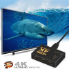 Адаптер - переключатель - свитч 3×1 HDMI, UltraHD 4K 3D, пульт, активный, черный