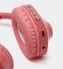 Беспроводные Bluetooth наушники HOCO ESD13, полноразмерные, "кошачьи ушки", розовый
