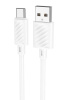 Зарядный USB дата кабель HOCO X88 Type-C, 3.0A, 1м, белый