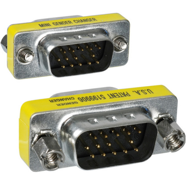 Адаптер - переходник VGA - VGA, папа-папа Адаптер - переходник VGA - VGA, папа-папа