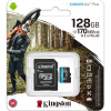Карта памяти MicroSDXC 128GB Kingston Canvas Go! Plus A2, V30, UHS-I Class 3 (U3), класс 10, SD-адаптер