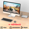 Сетевой кабель RJ45 - витая пара - патчкорд SFTP CAT-8 40 Гбит/с POE, бескислородная медь, двойное экранирование, 26 AWG, 0.5 метра, белый
