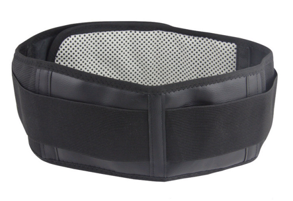 Бандаж для поясницы - самонагревающийся лечебный пояс с магнитами L, черный Бандаж для поясницы - самонагревающийся лечебный пояс с магнитами L, черный