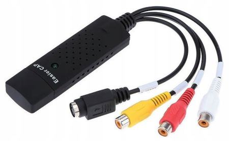 Карта видеозахвата USB2.0 - RCA (AV) EasierCAP, черный