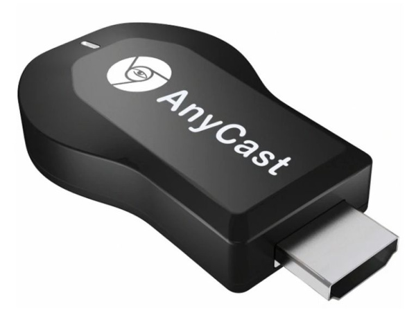 Адаптер - донгл - HDMI WiFi-приемник Anycast M18 Plus для подключения смартфона к телевизору, FullHD, однодиапазонный - 2.4GHz, черный Адаптер - донгл - HDMI WiFi-приемник Anycast M18 Plus для подключения смартфона к телевизору, FullHD, однодиапазонный - 2.4GHz, черный