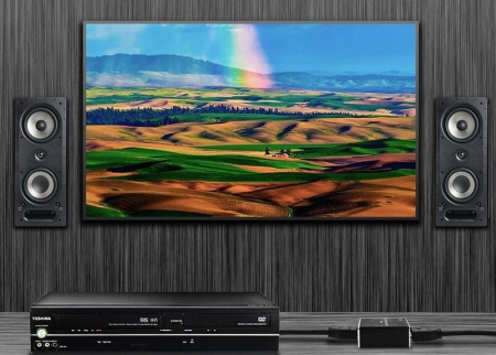 Адаптер - переходник HDMI - HDMI 4K - оптика (Toslink/SPDIF) - jack 3.5mm (AUX)