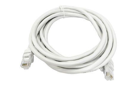 Сетевой кабель - витая пара - RJ45 (LAN) патчкорд UTP CAT-6, 1 метр, белый