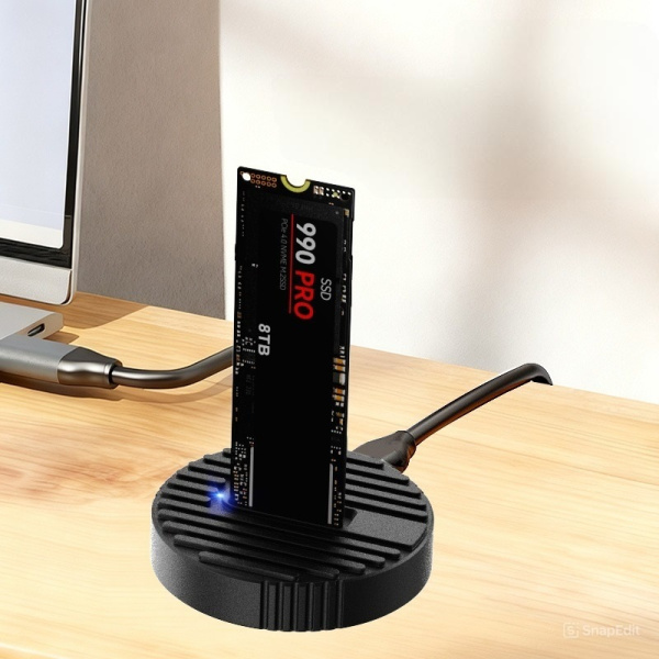Док-станция для M.2 SSD D20 – NVMe / SATA (NGFF), USB3.0 / USB3.1 Type-C, 10 Гбит/с, до 8 ТБ