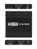 Сплиттер - разветвитель 1×2 DisplayPort v1.4 – 4K 144Гц, 32.4 Гбит/с, MST, jack 3.5мм, алюминий