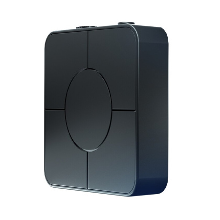 Беспроводной аудио адаптер Bluetooth v5.0 RX/TX приемник-передатчик KN326, громкая связь, черный