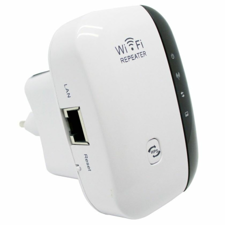 Адаптер - репитер, повторитель, усилитель Wi-Fi сигнала, до 300 Мбит/с, белый
