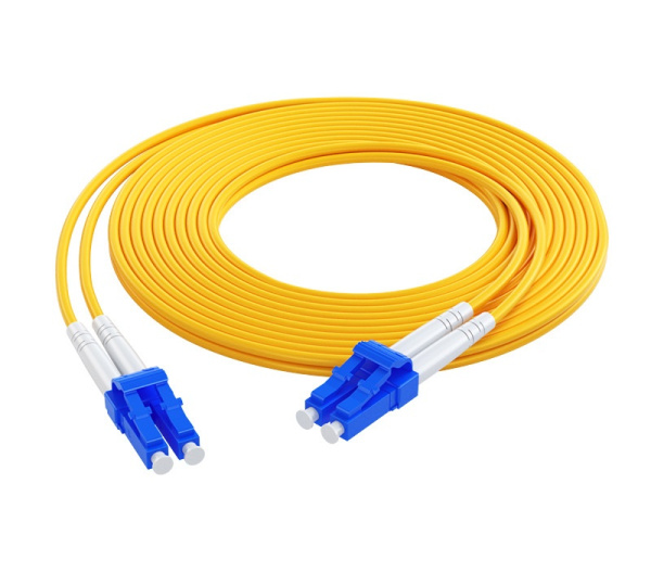 Патч-корд оптический LC/UPC-LC/UPC одномодовый дуплексный (9/125 sm duplex), диаметр 3мм, 2-жильный оболочка G.652D LSZH, 10 метров