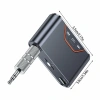 Аудио адаптер BT-107 приемник-передатчик (TX/RX) Bluetooth v5.4 - AUX 3.5мм, картридер TF, для дома и автомобиля, громкая связь (handsfree)
