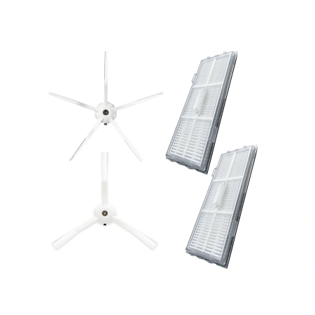 Набор аксессуаров Mini 1 для робота-пылесоса Roborock S7, белые боковые щетки