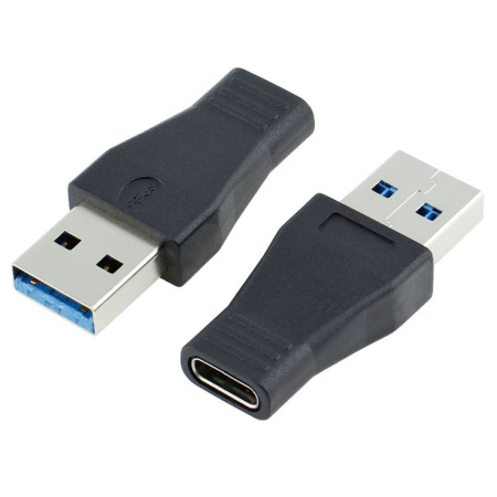 Адаптер - переходник OTG USB3.1 Type-C - USB3.0, ver.02, черный