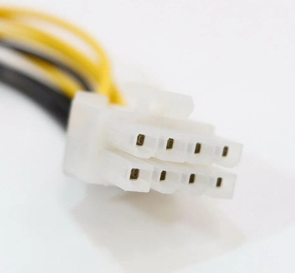 Кабель - переходник CPU 8 pin - 4 pin Кабель - переходник CPU 8 pin - 4 pin