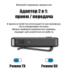 Аудио адаптер Hi-Fi D58 приемник-передатчик (TX/RX) Bluetooth v5.3 - AUX 3.5мм, для дома и автомобиля, громкая связь (handsfree), с клипсой