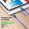 Кабель USB3.2 Type-C чип E-Marker, 4K 60Гц, PD 240W (48V/5A), 20 Гбит/с, экранирование, оплетка, 0.5 метров