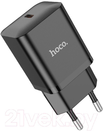 Зарядное устройство сетевое - блок питания HOCO N27, 1 USB Type-C PD20W, черный