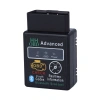Автосканер ELM327 OBD2 v2.1 - aдаптер OBDII ver2.1, Bluetooth v5.1, с индикацией работы, черный