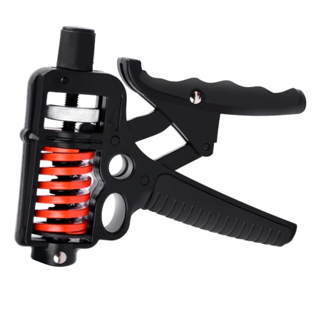 Тренажер для кисти и запястья PRO+ с регулировкой нагрузки от 5 до 165 кг - эспандер, черный