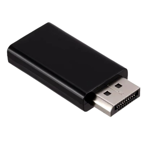 Адаптер - переходник DisplayPort - HDMI 1080p mini, черный Адаптер - переходник DisplayPort - HDMI 1080p mini, черный