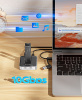Док-станция для M.2 SSD SD09 – 2 слота NVMe / SATA (NGFF), USB3.0 - USB3.2 Type-C, 10 Гбит/с, до 16 ТБ (8 ТБ x 2), алюминий