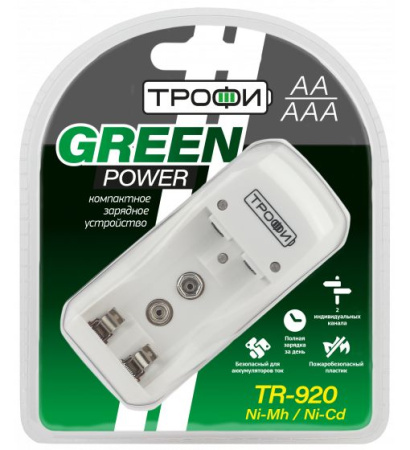Зарядное устройство для аккумуляторных батареек ТРОФИ TR-920