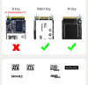 Док-станция для M.2 SSD SD09 – 2 слота NVMe / SATA (NGFF), USB3.0 - USB3.2 Type-C, 10 Гбит/с, до 16 ТБ (8 ТБ x 2), алюминий