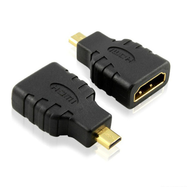 Адаптер - переходник MicroHDMI - HDMI, черный Адаптер - переходник MicroHDMI - HDMI, черный