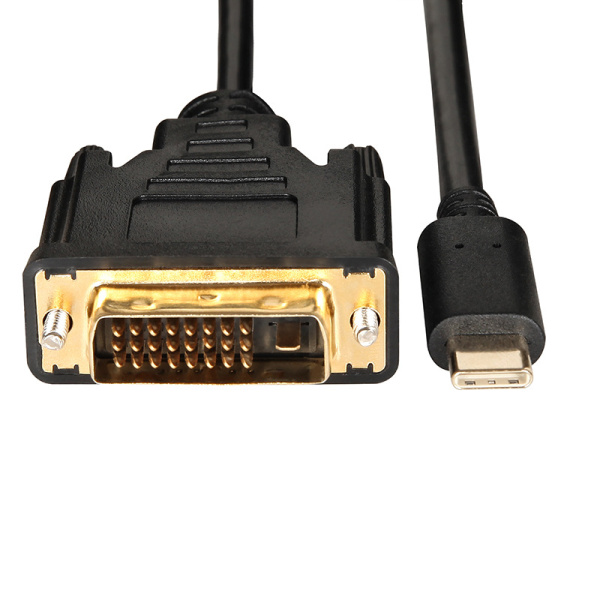 Кабель USB3.1 Type-C - DVI-D, 1,8 метра, черный Кабель USB3.1 Type-C - DVI-D, 1,8 метра, черный